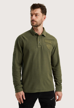 Cargo Style Polo Longsleeve