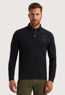 Cargo Style Polo Longsleeve