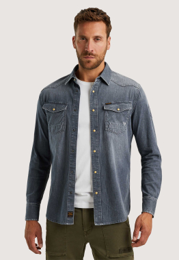 Slate Denim Overhemd 