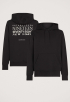 Typeface Graphic Sweater Hoodie