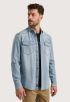 Denim Badge Overshirt