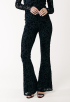 Leopard Flock Mesh Estra Flare Broek