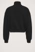 Boxy Cropped Badge 1/4 Zip Sweater