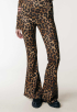 Leopard Peached Extra Flare Broek