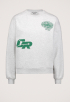 Racer Logo Dropped Shoulder Sweater