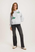 Racer Logo Dropped Shoulder Sweater