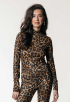 Neyo Leopard Peached Turtle Top