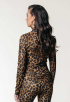 Neyo Leopard Peached Turtle Top