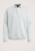 Half Button Collar Brushed Fleece Sweater