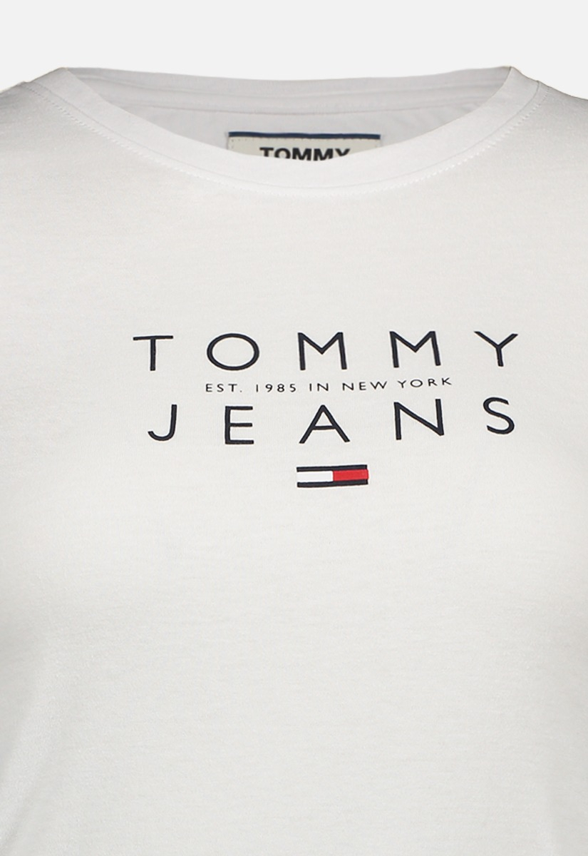 TOMMY JEANS DW0DW08470 Essential Logo T shirt White OPEN32