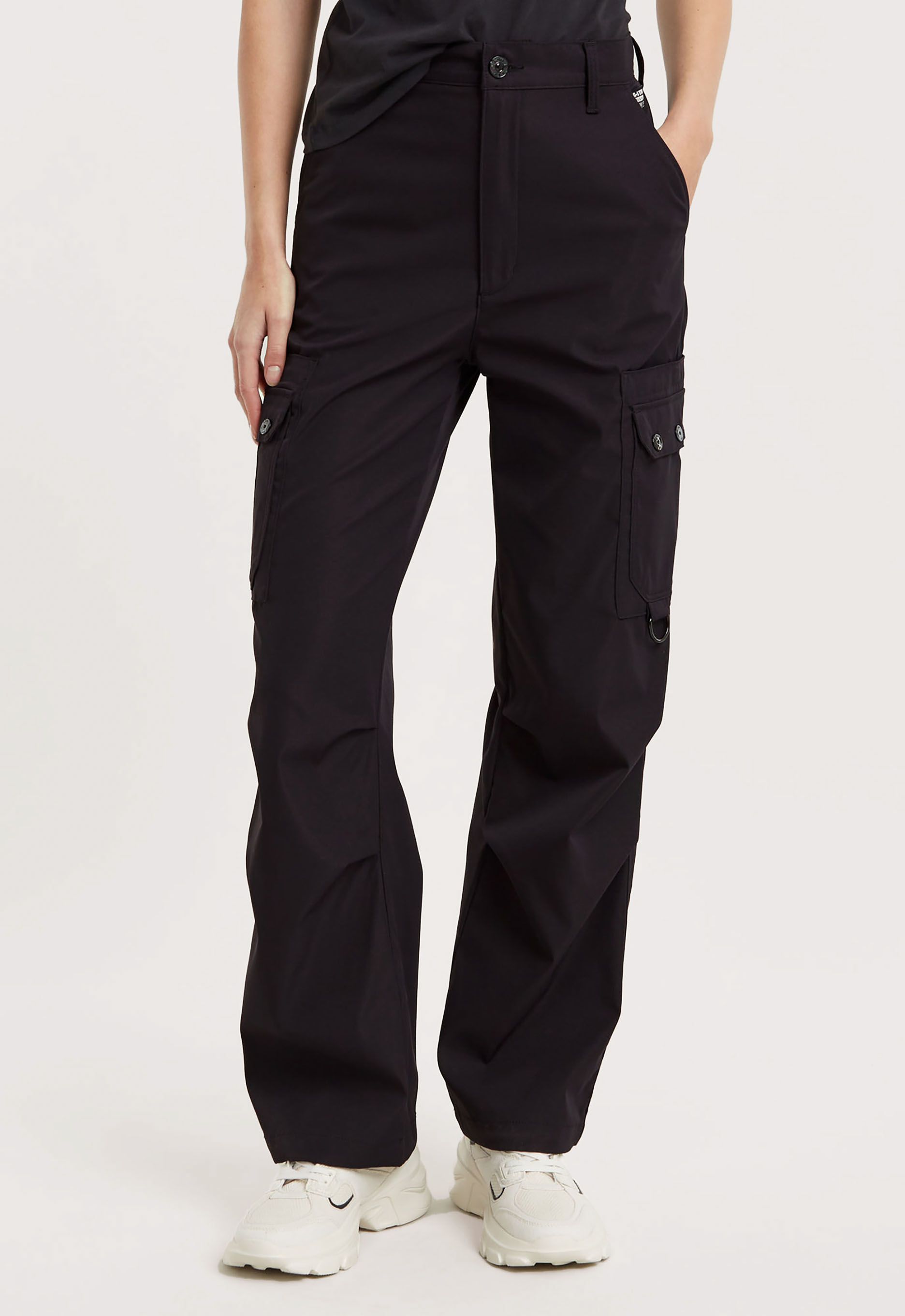 G-Star Raw Wide leg high waist cargobroek met steekzakken