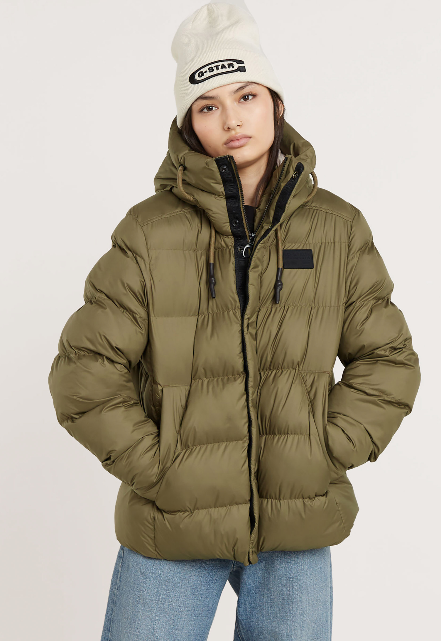 G-Star RAW Whistler Short Puffer Groen Dames