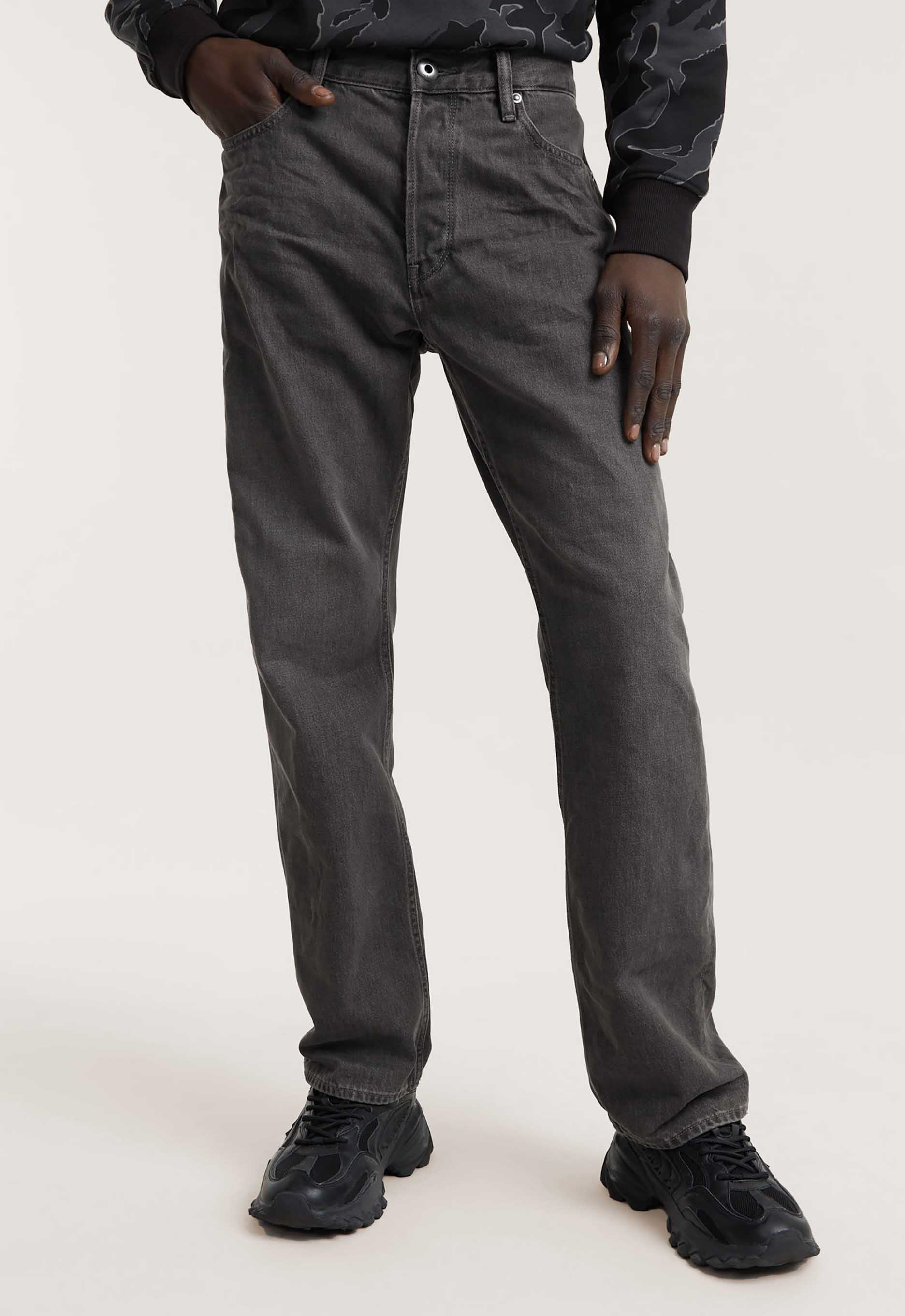 G-Star RAW Dakota Regular Straight Jeans Grijs Heren