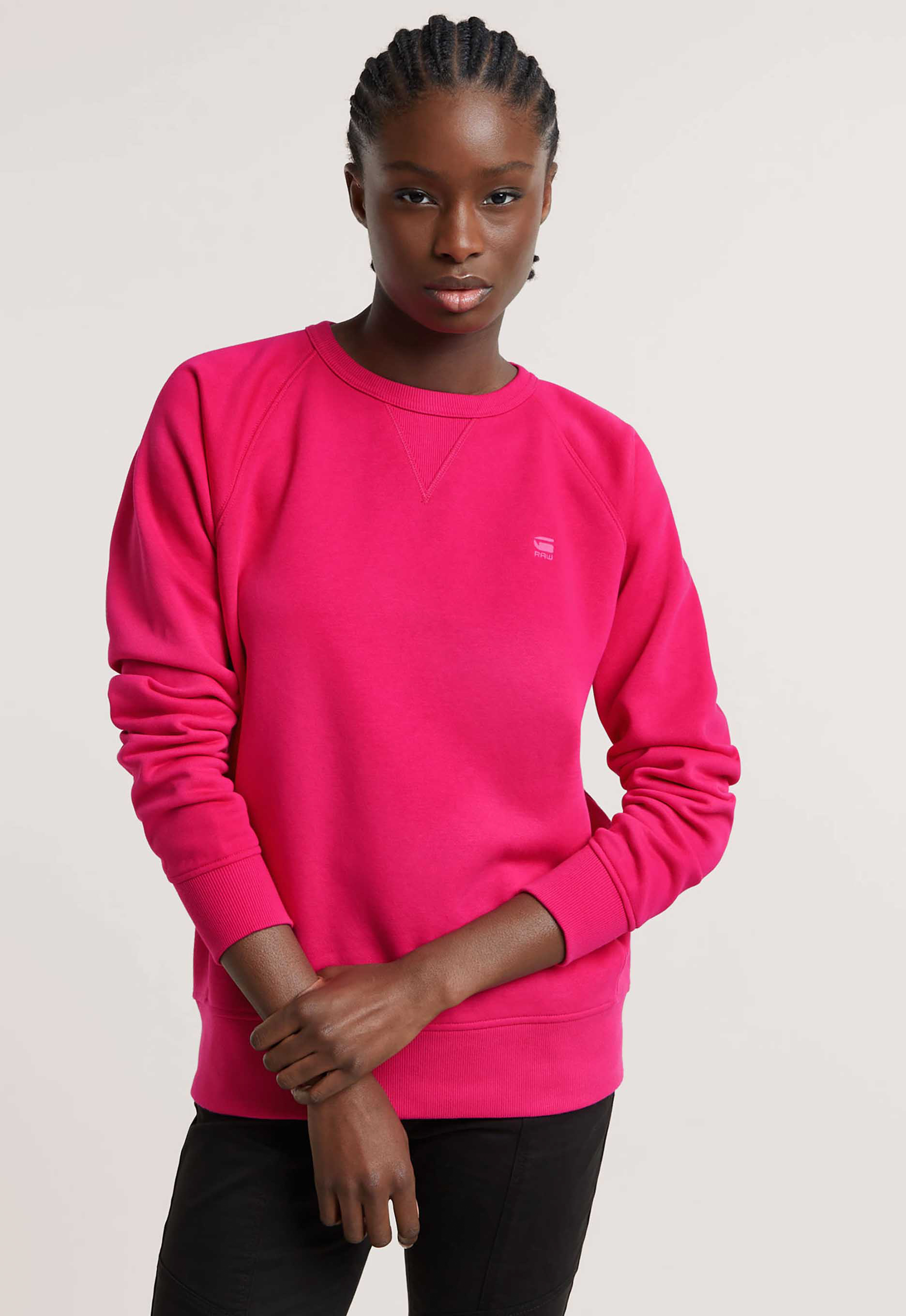 G-Star Premium Core 2.0 Sweatshirt Vrouwen Pink Dames