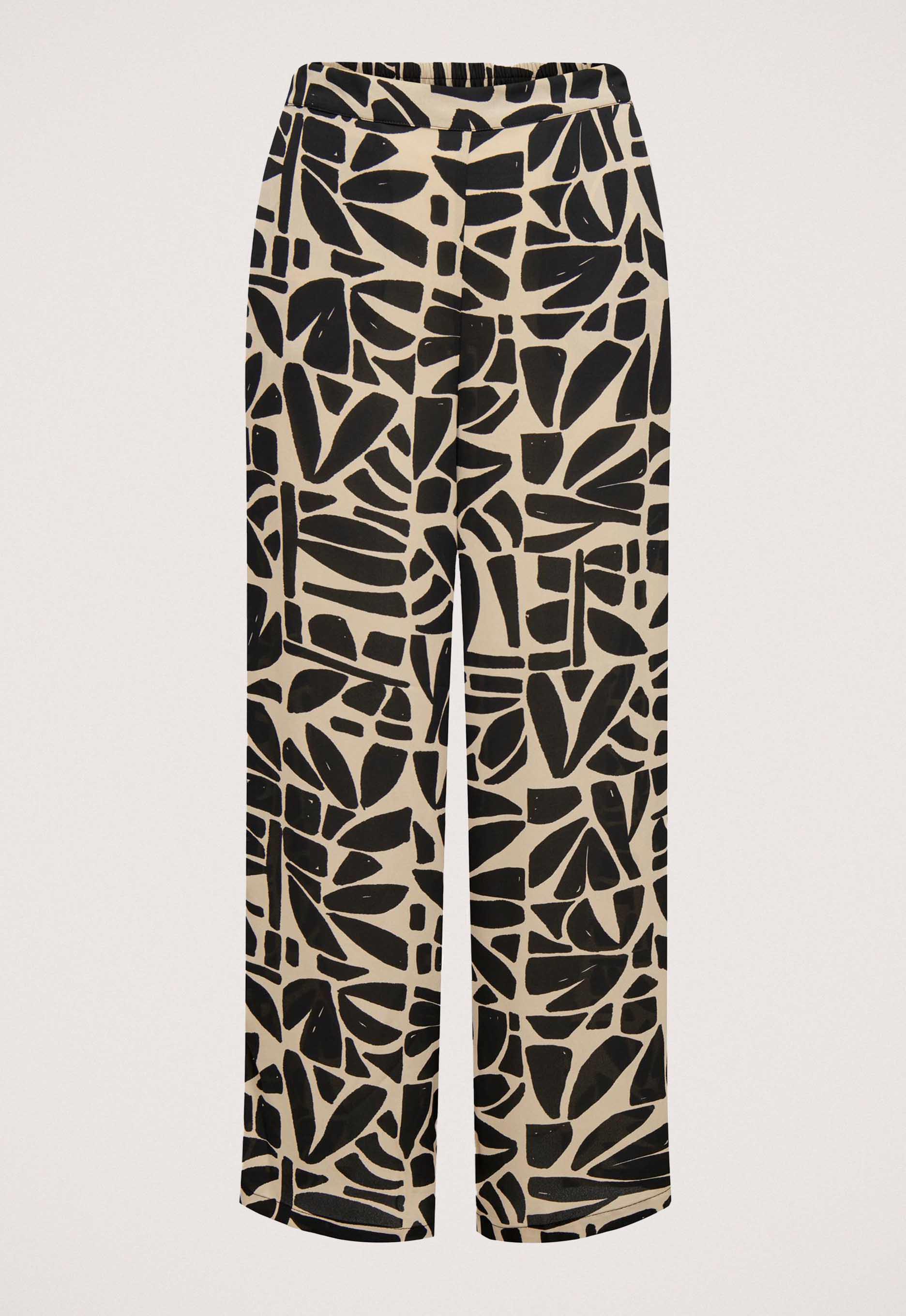 ONLY wide leg broek ONLALMINA met all over print