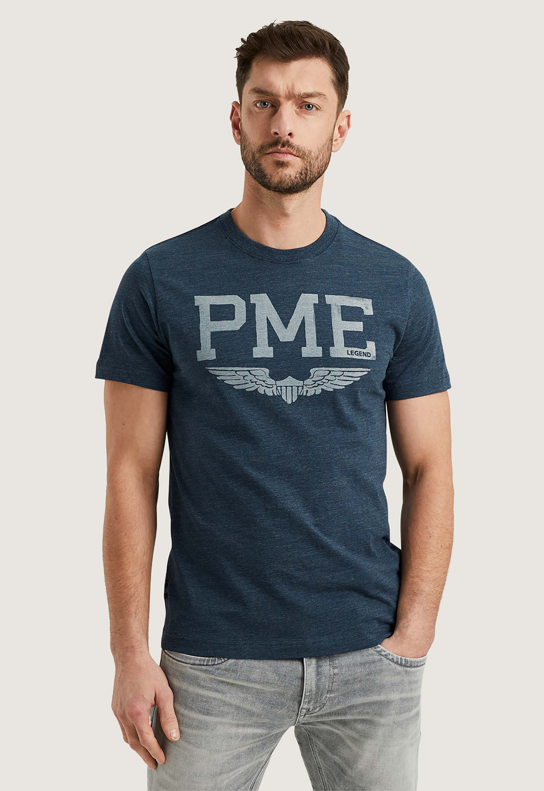 Pme legend R-neck Open Jersey T-shirt